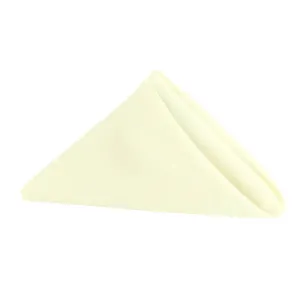 17"x17" Economy Polyester Napkin - Ivory