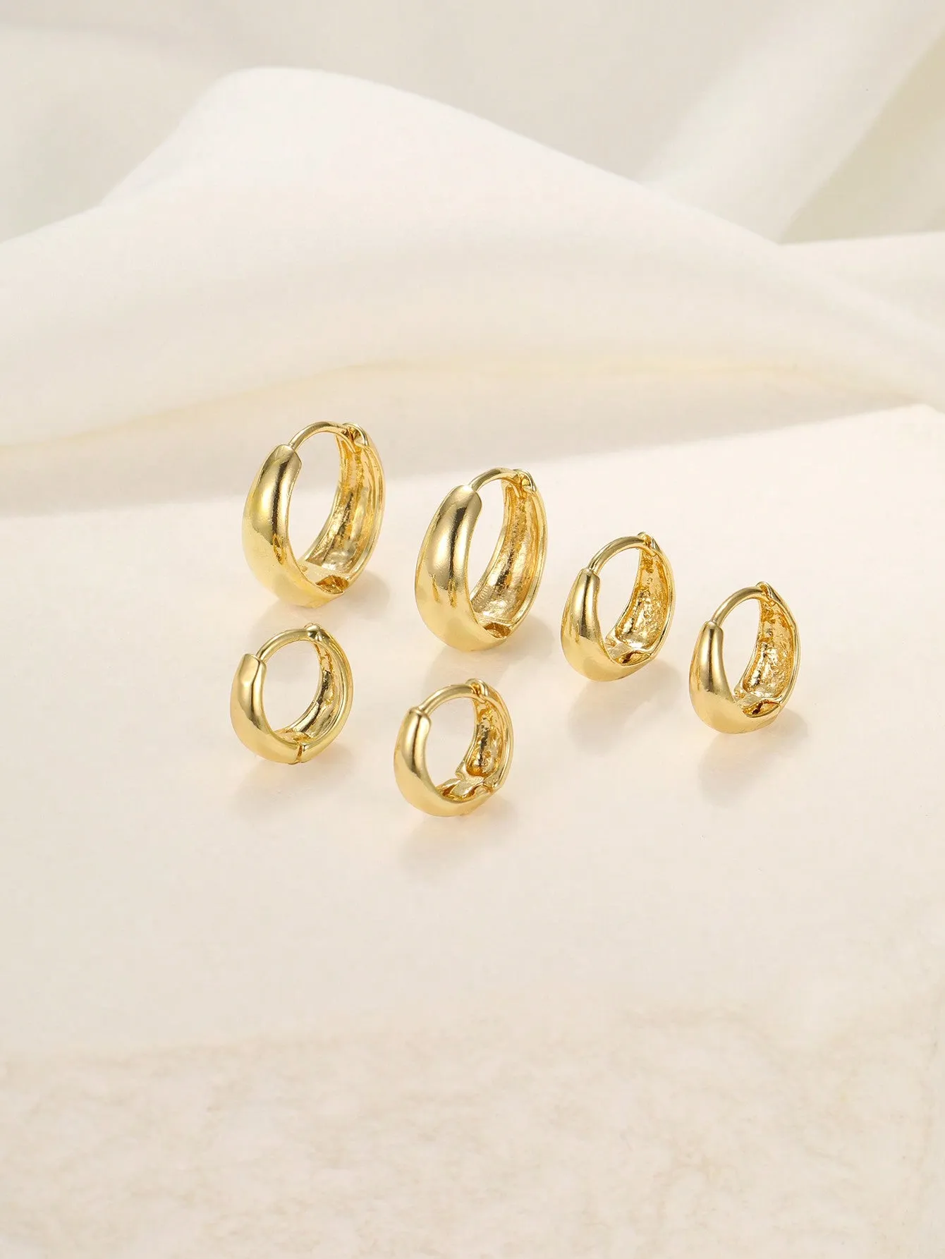 6pcs Fashionable Simple Earrings Set