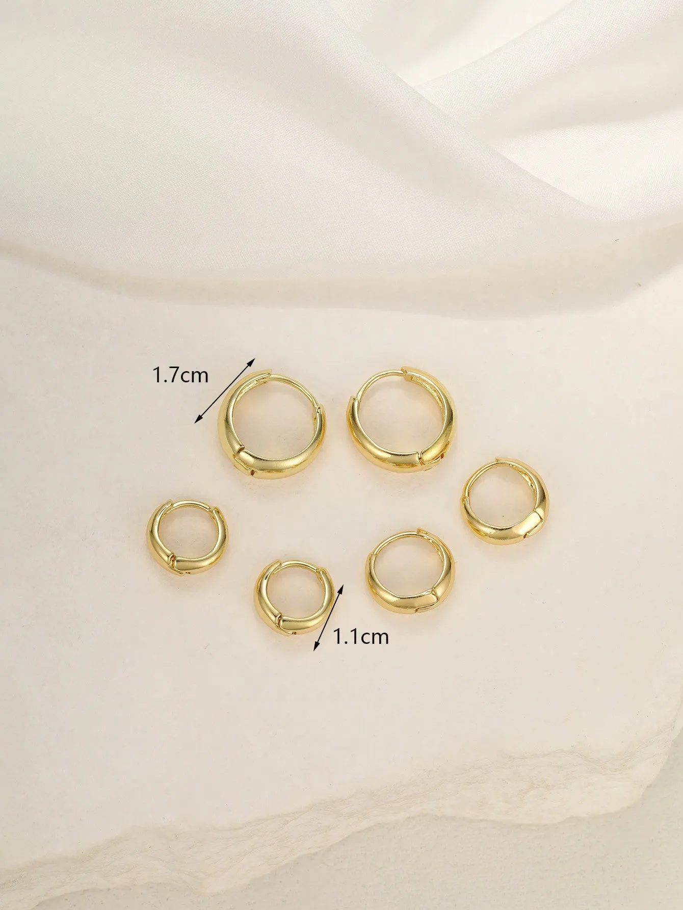 6pcs Fashionable Simple Earrings Set