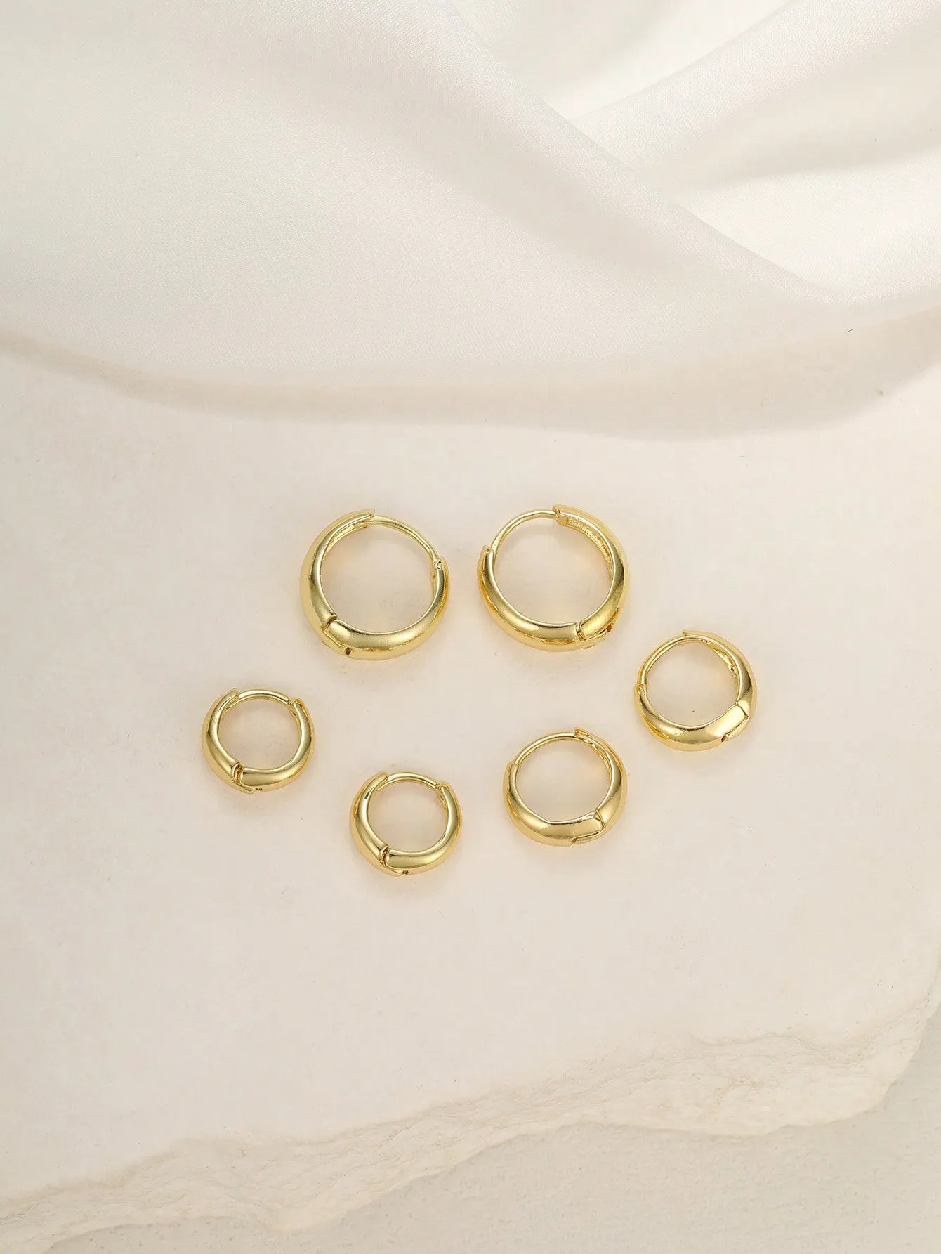 6pcs Fashionable Simple Earrings Set