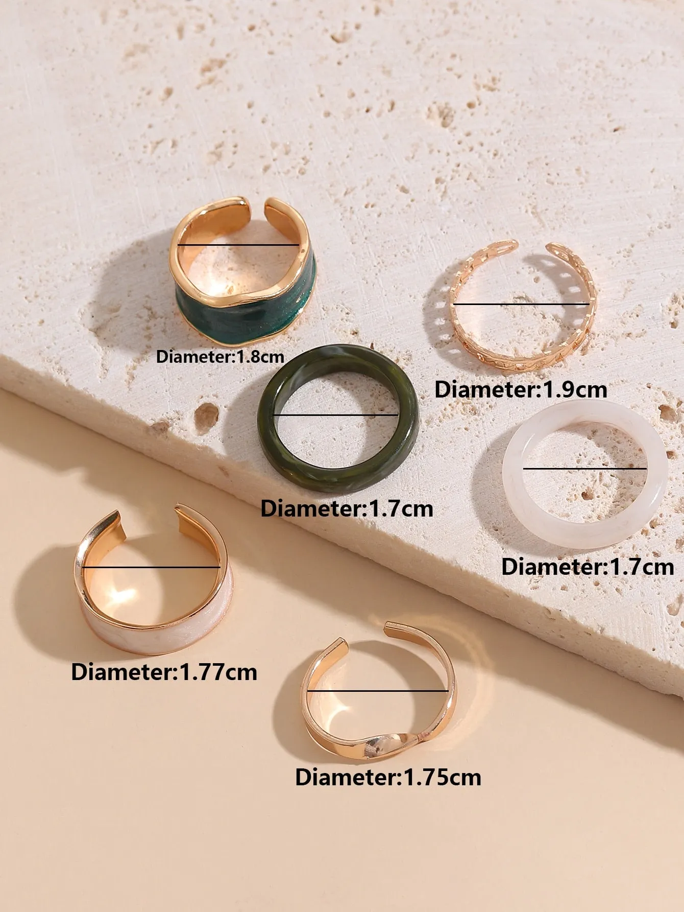 6pcs Minimalist Ring