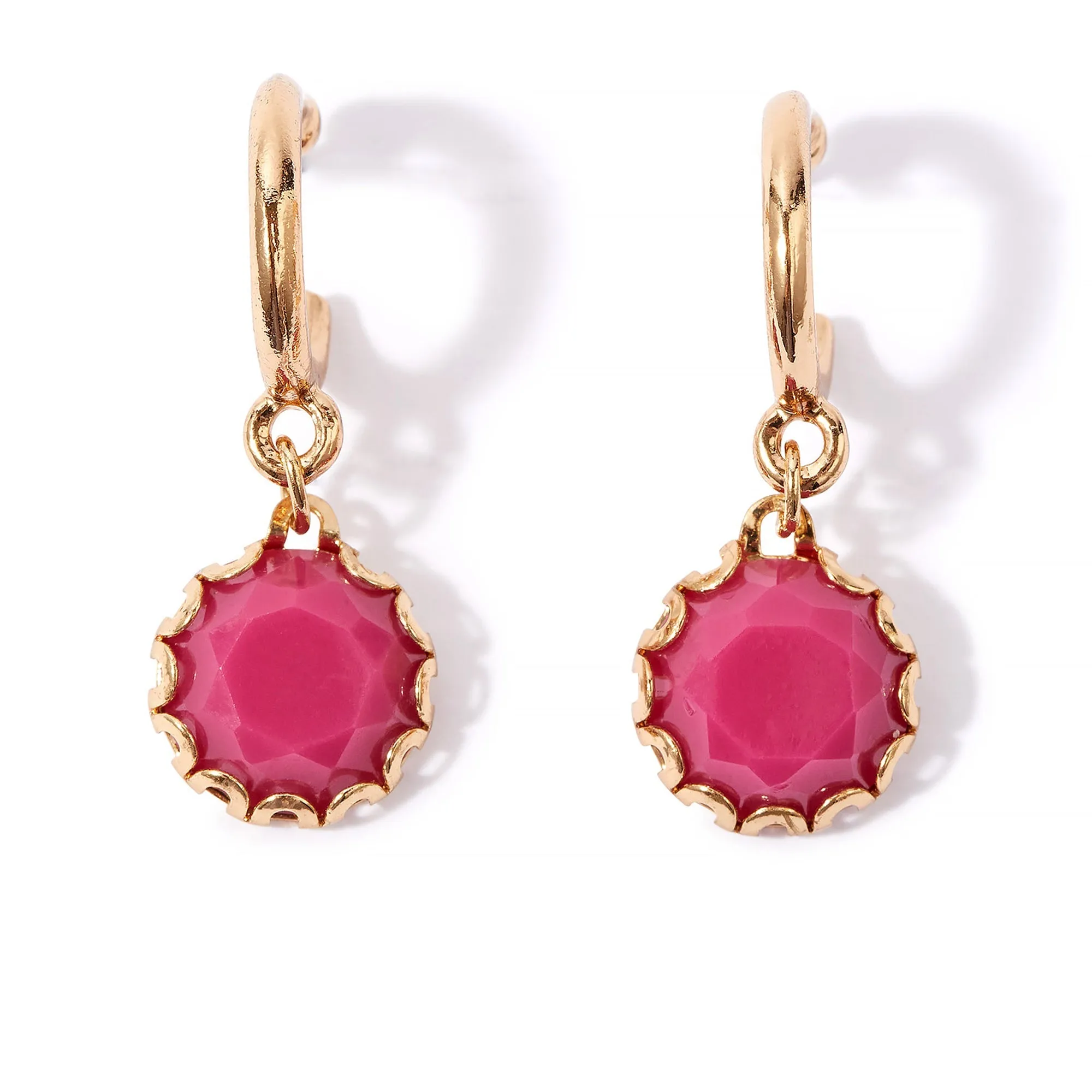 Accessorize London Women's pink Willow Mini Stone Fancy Drop Earring