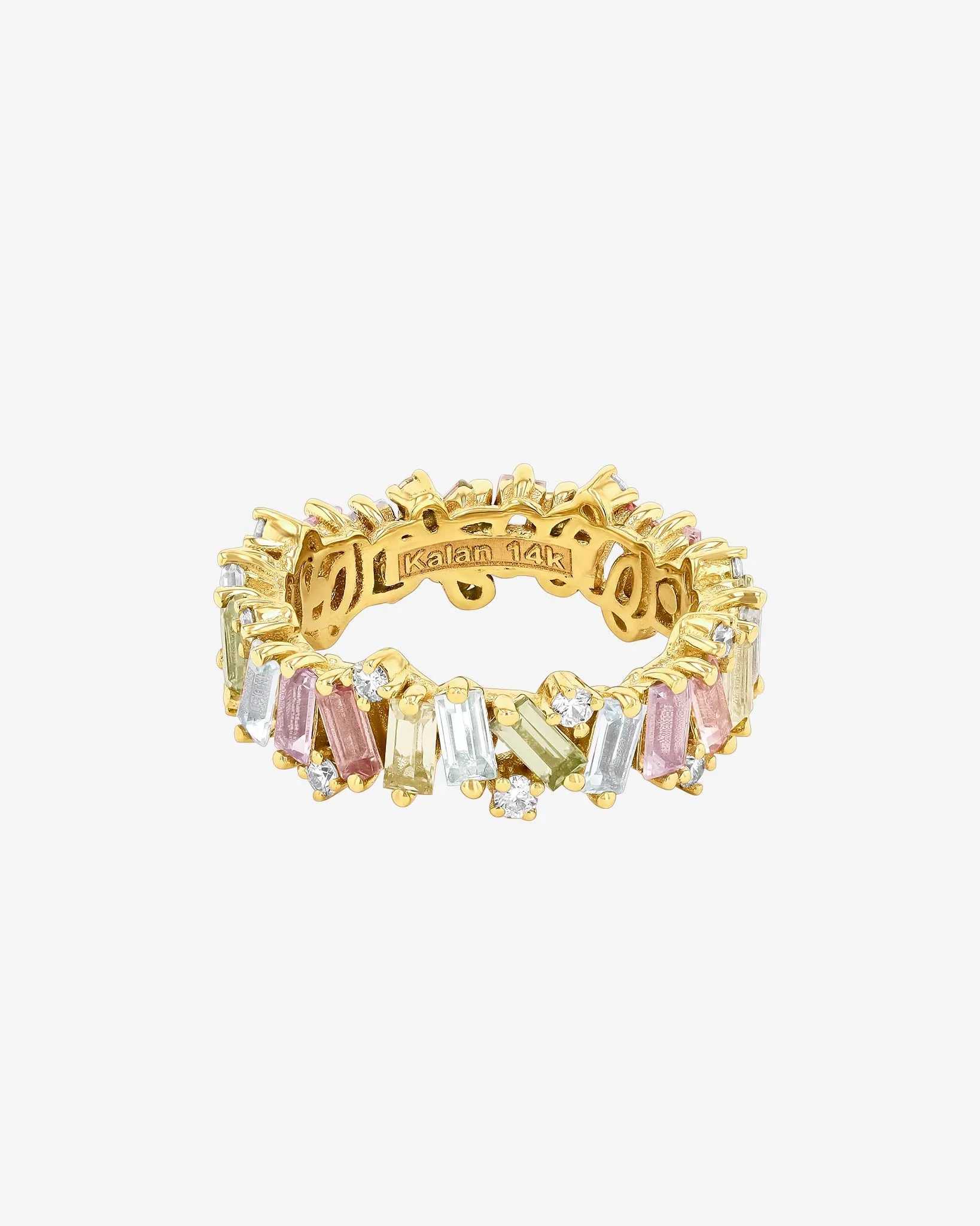 Amalfi Burst Pastel Eternity Band