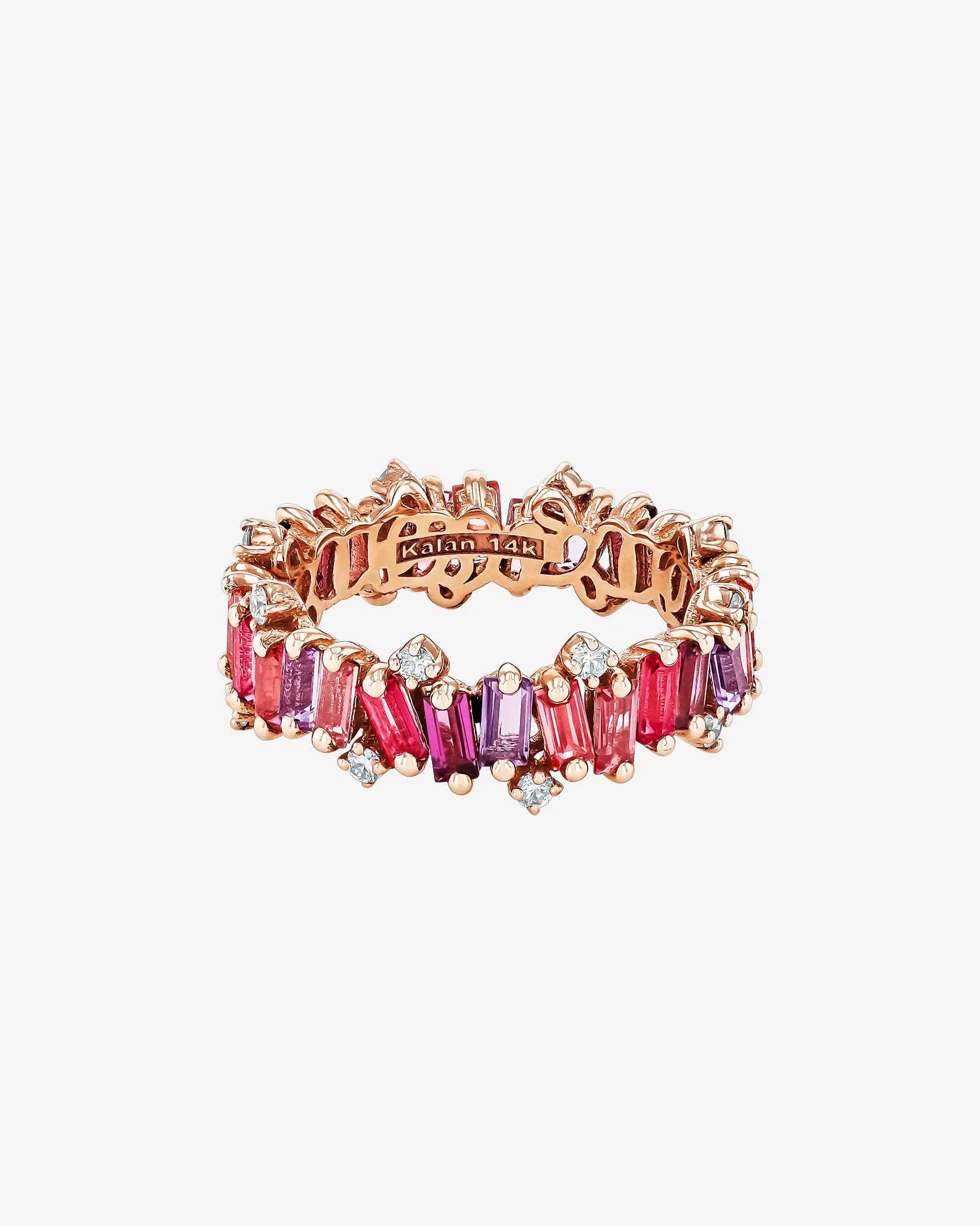 Amalfi Burst Red Mix Eternity Band