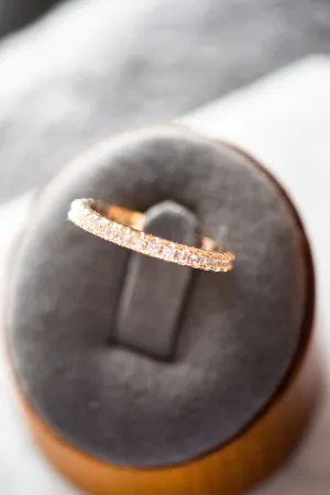 Amina Champagne Gold Ring