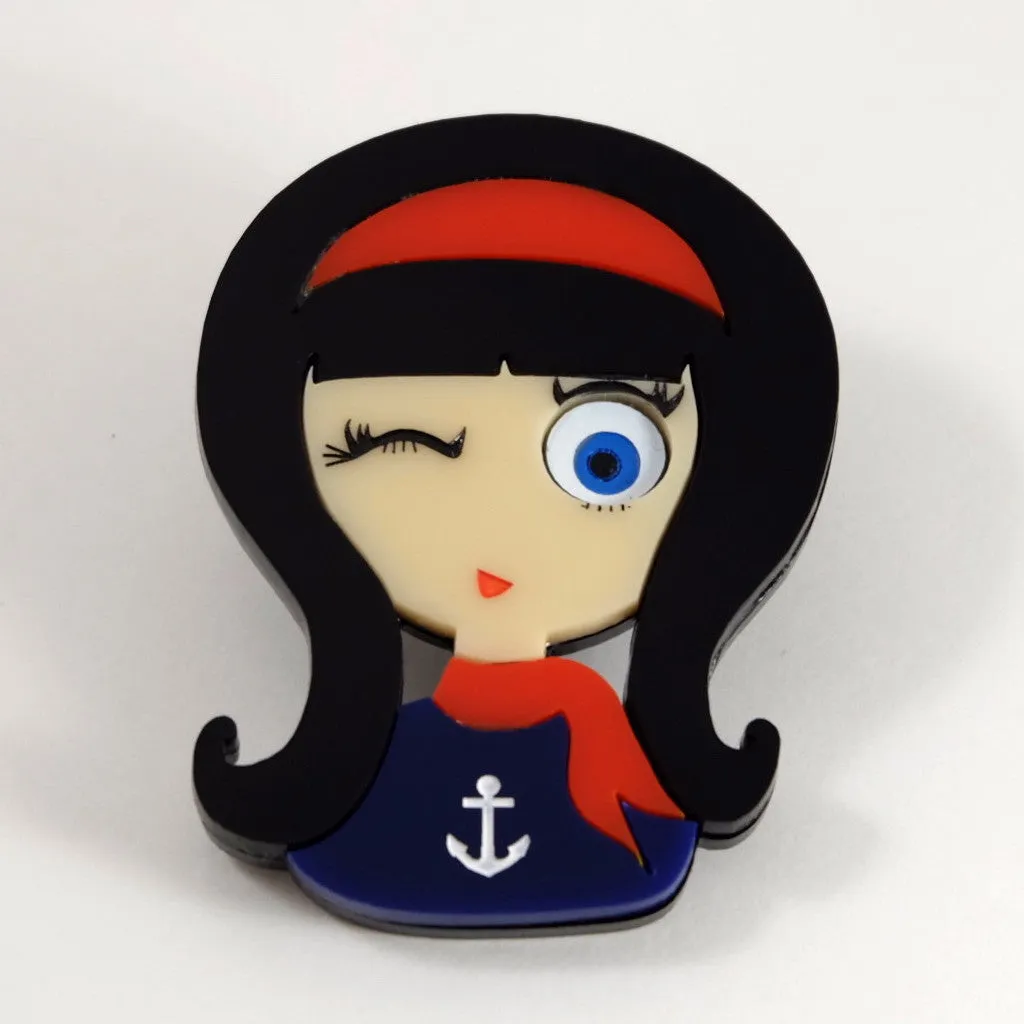 BETTY Acrylic brooch