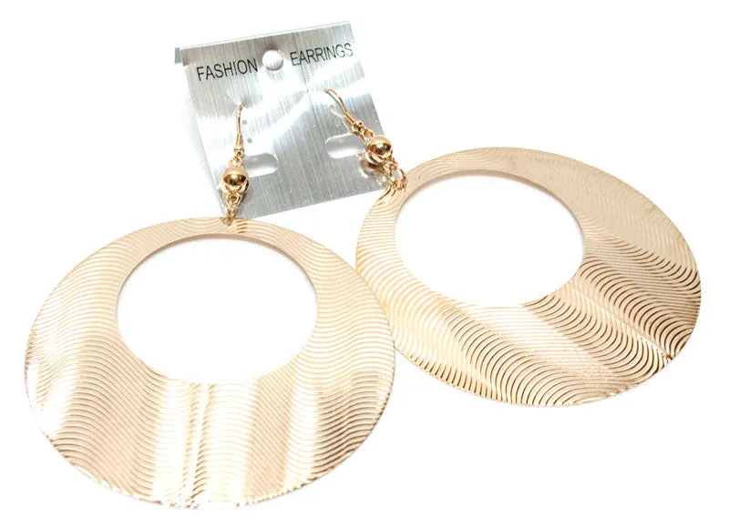 Big Round Hoops Earrings Wholesale