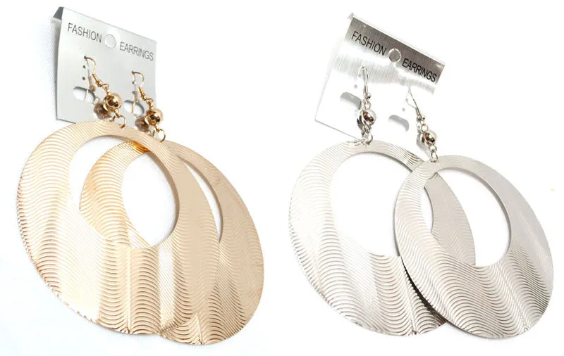 Big Round Hoops Earrings Wholesale