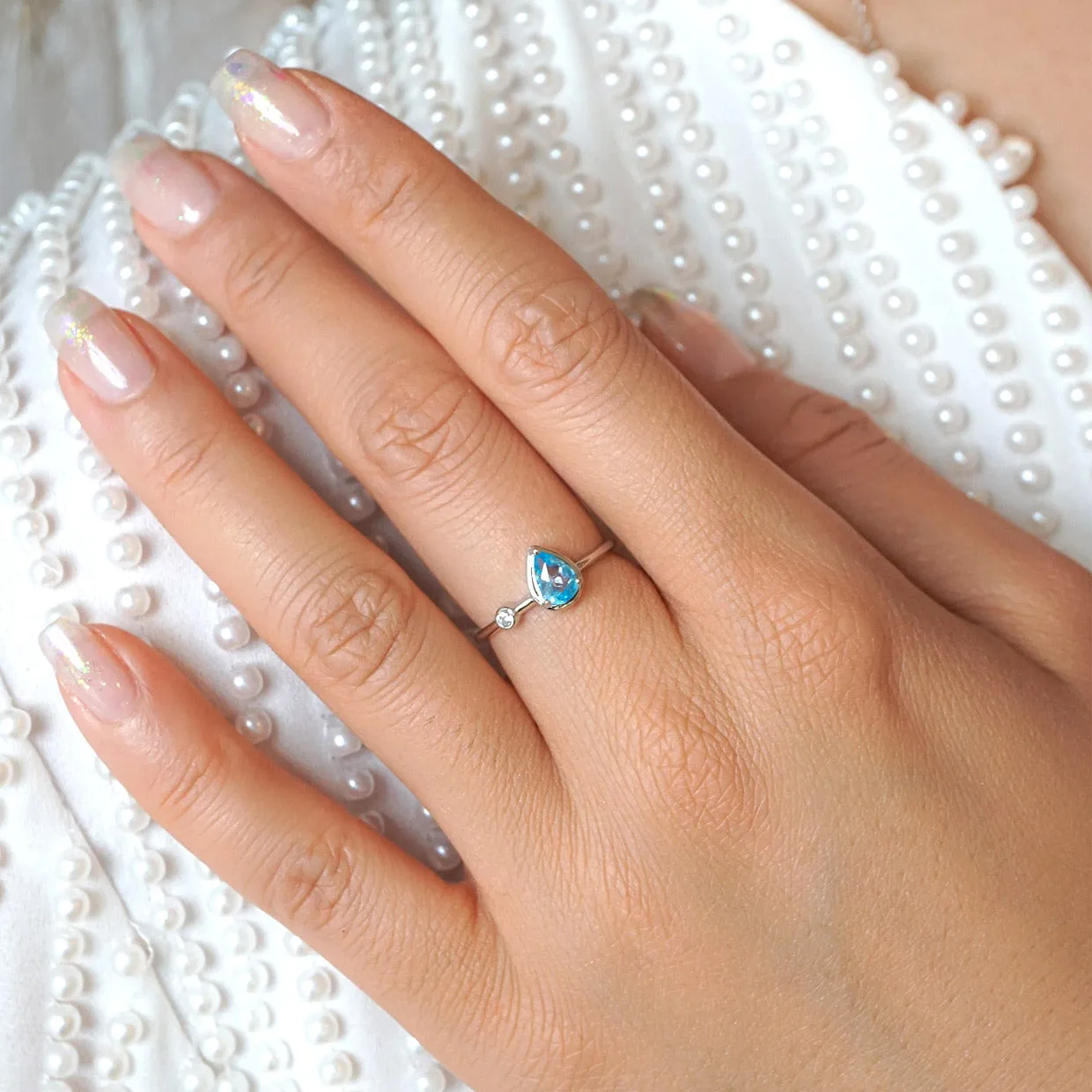 Briar Swiss Blue Topaz Ring