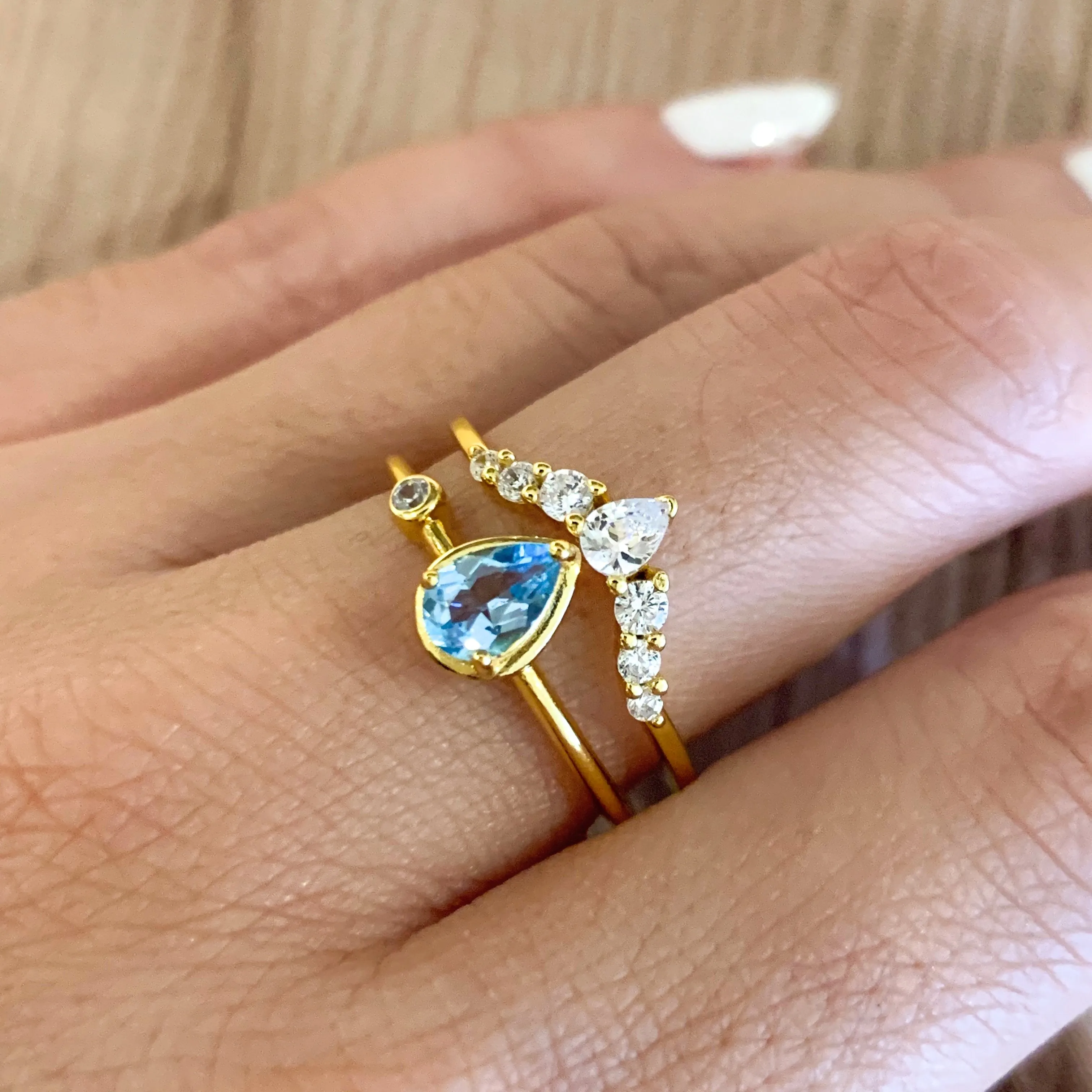 Briar Swiss Blue Topaz Ring