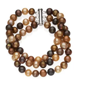 Chocolate Freshwater Pearl Bracelet