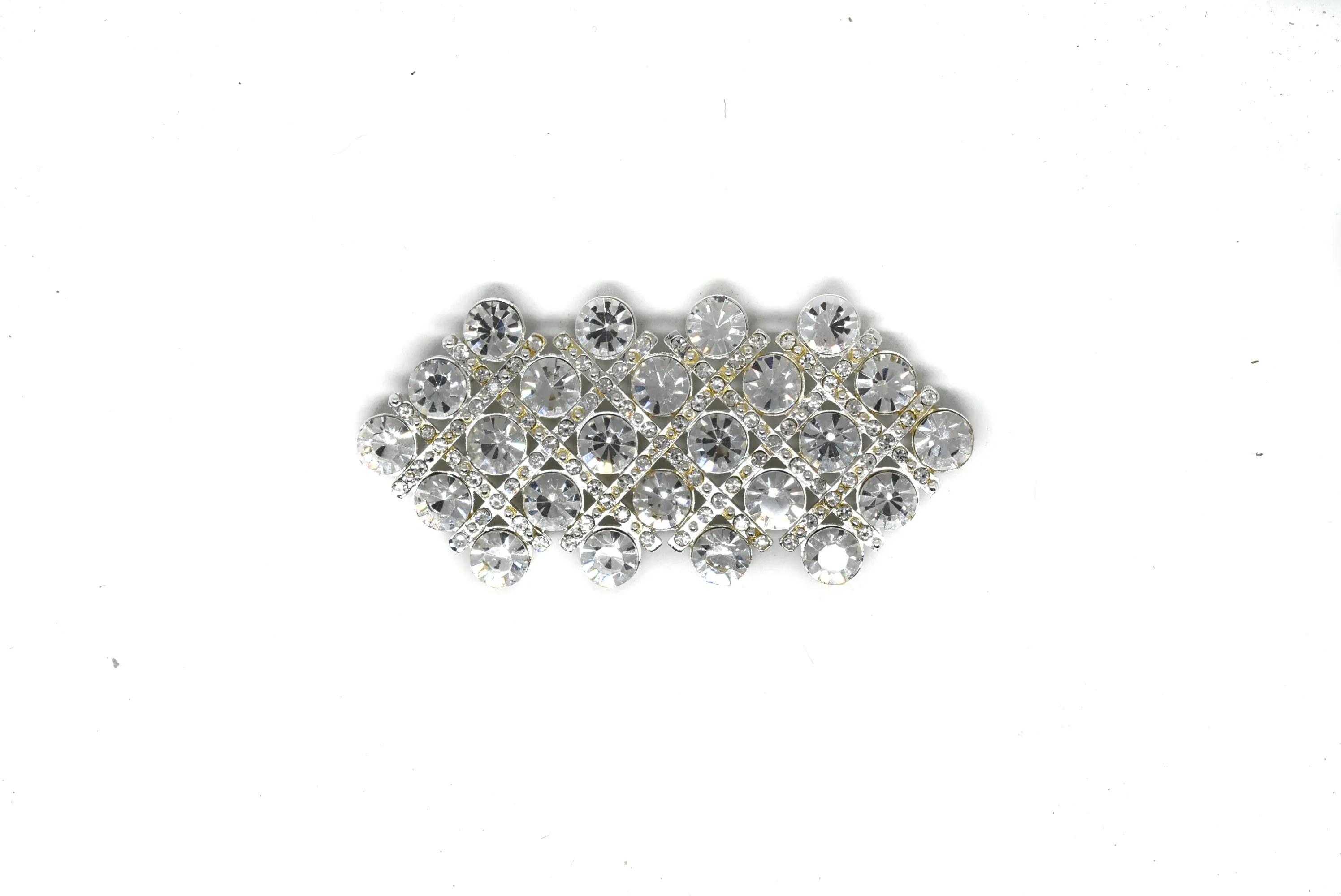 Crystal Rhinestone Brooch 3.5'' x 2'' - 1 Piece