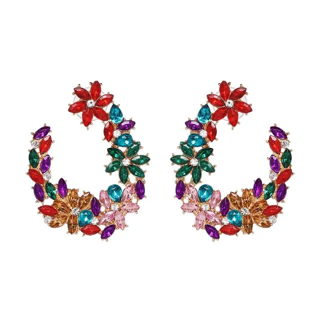 Crystal Statement Earrings