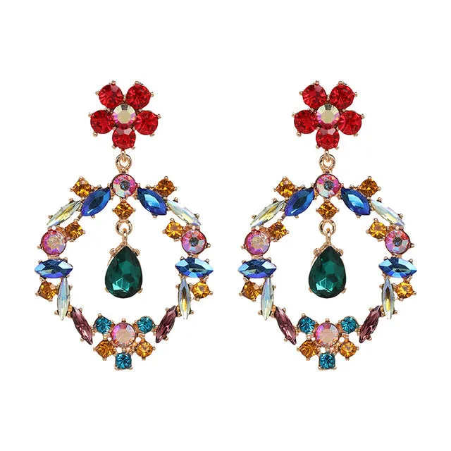 Crystal Statement Earrings