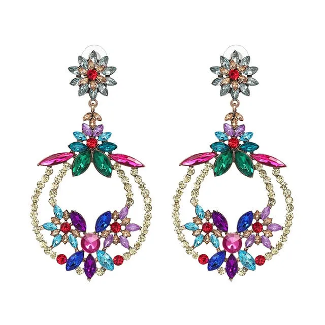 Crystal Statement Earrings