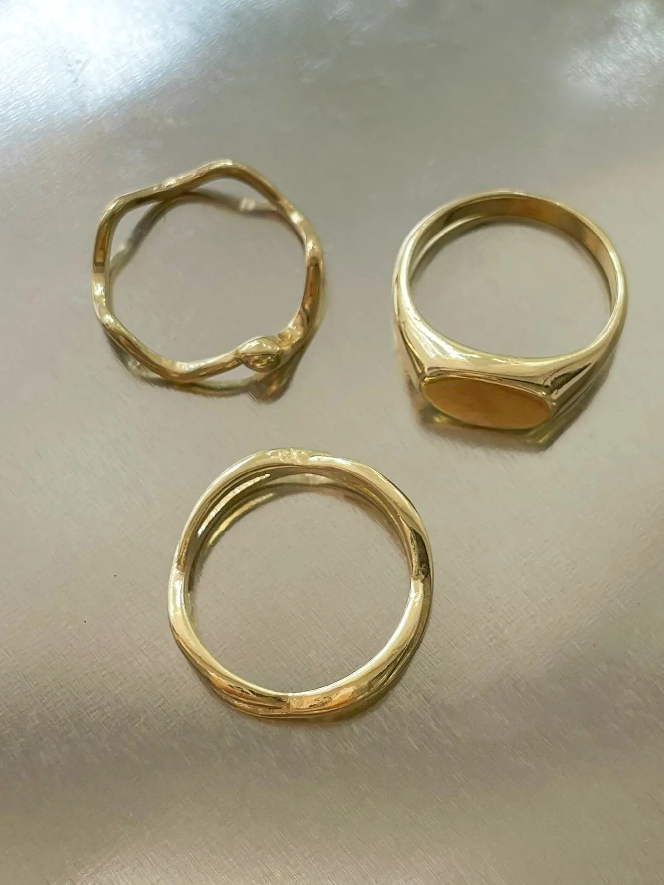 DAZY 3pcs Minimalist Ring