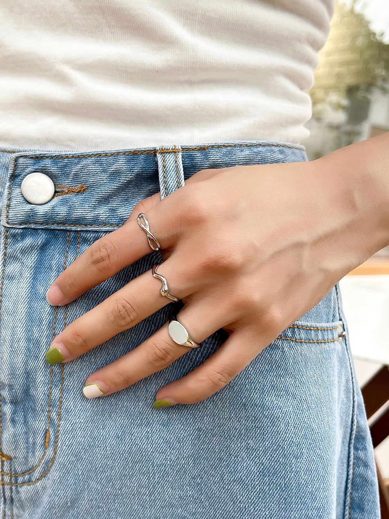 DAZY 3pcs Minimalist Ring