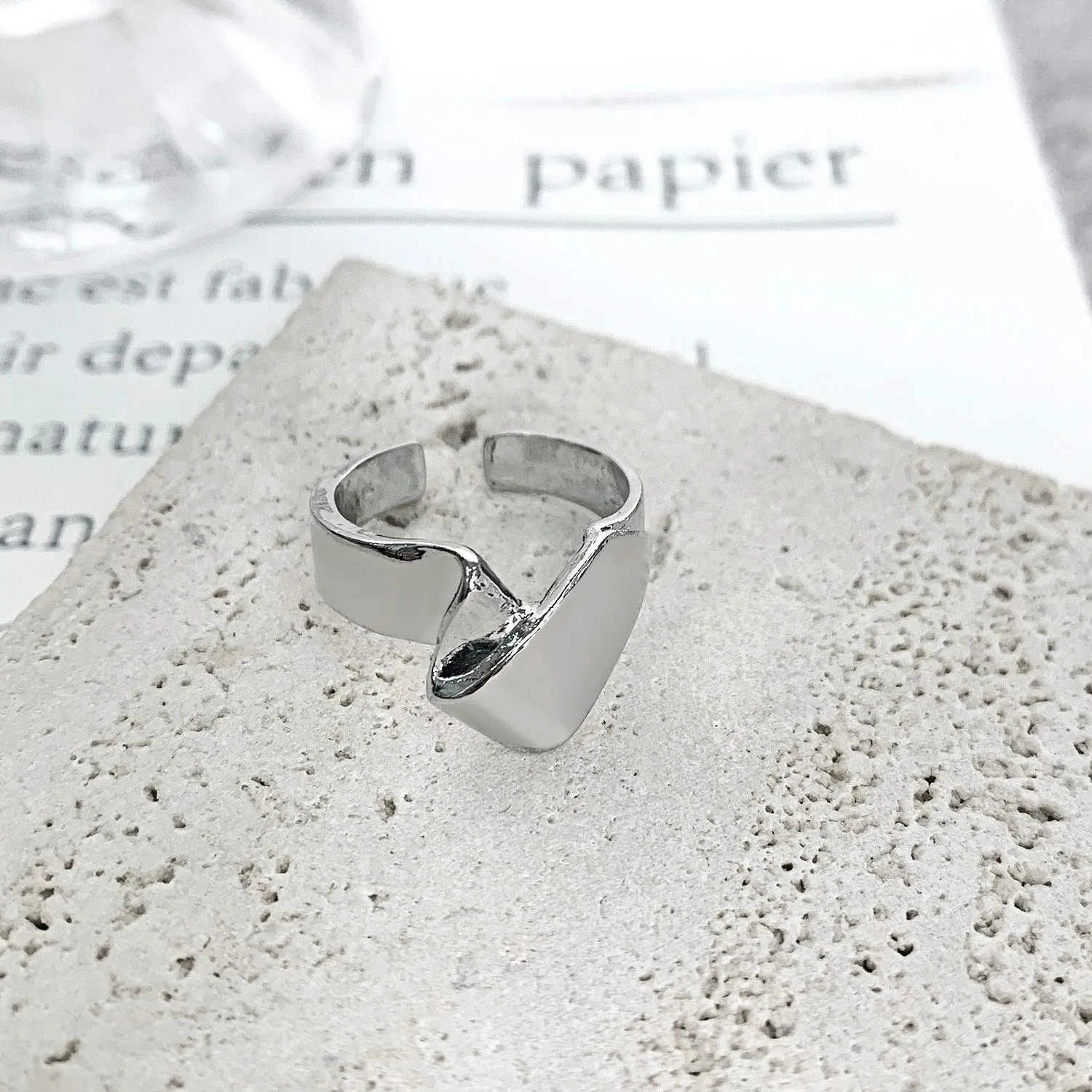 Fashion Silver Minimalist Rings