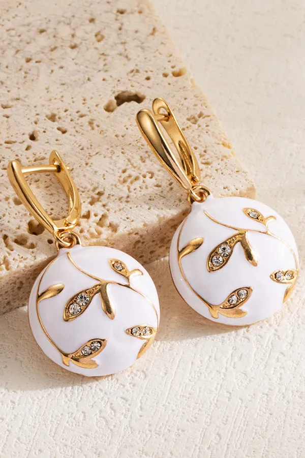 Fashionable Geometric Cute Oil Drop Earrings