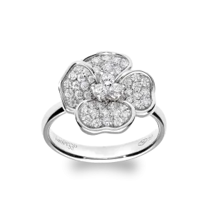 Flora 0.62ct Diamond White Gold Ring