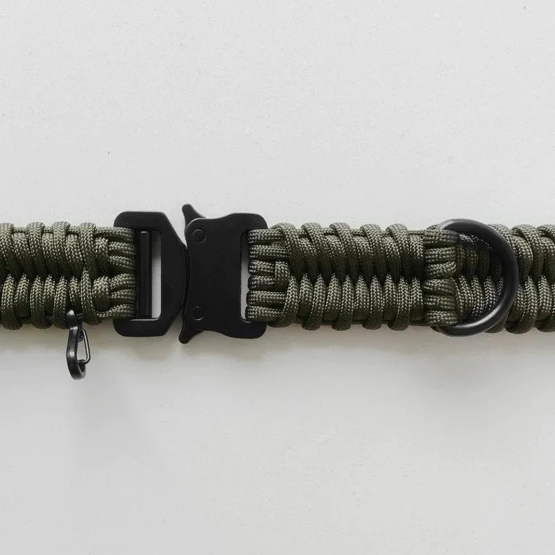 Fossil Original Handwoven Paracord Dog Collar