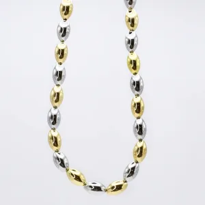 Gold/Silver Pepitas Necklace M8