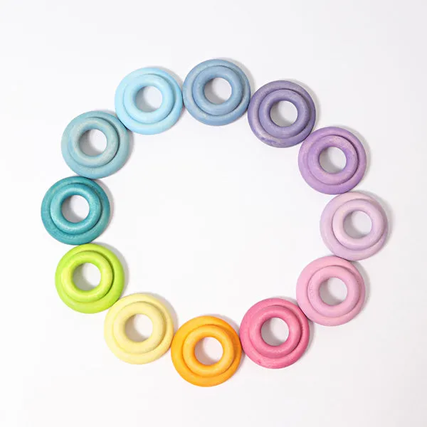 Grimm's Building Rings - Pastel