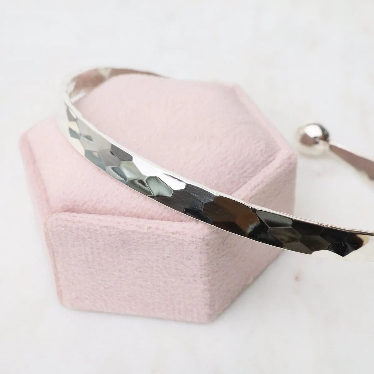 Hammered Sterling Silver Cuff