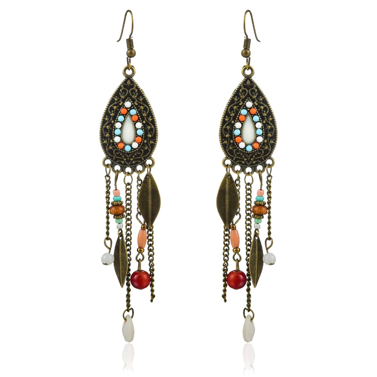 Kairangi Tassel Earrings for Women Vintage Ethnic Fusion Tassel Earring for Women and Girls