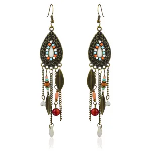 Kairangi Tassel Earrings for Women Vintage Ethnic Fusion Tassel Earring for Women and Girls