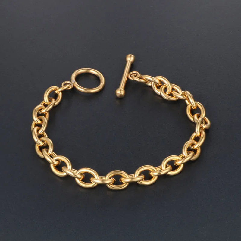 Korean Minimalst Chain Bracelet for Women Charms Gifts for Mom