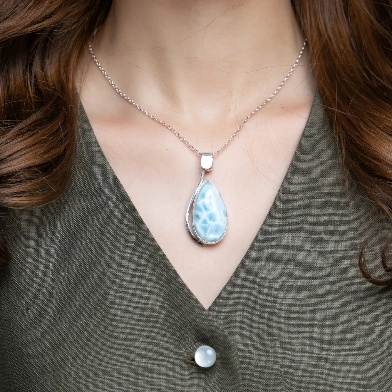 Larimar Pendant Nere