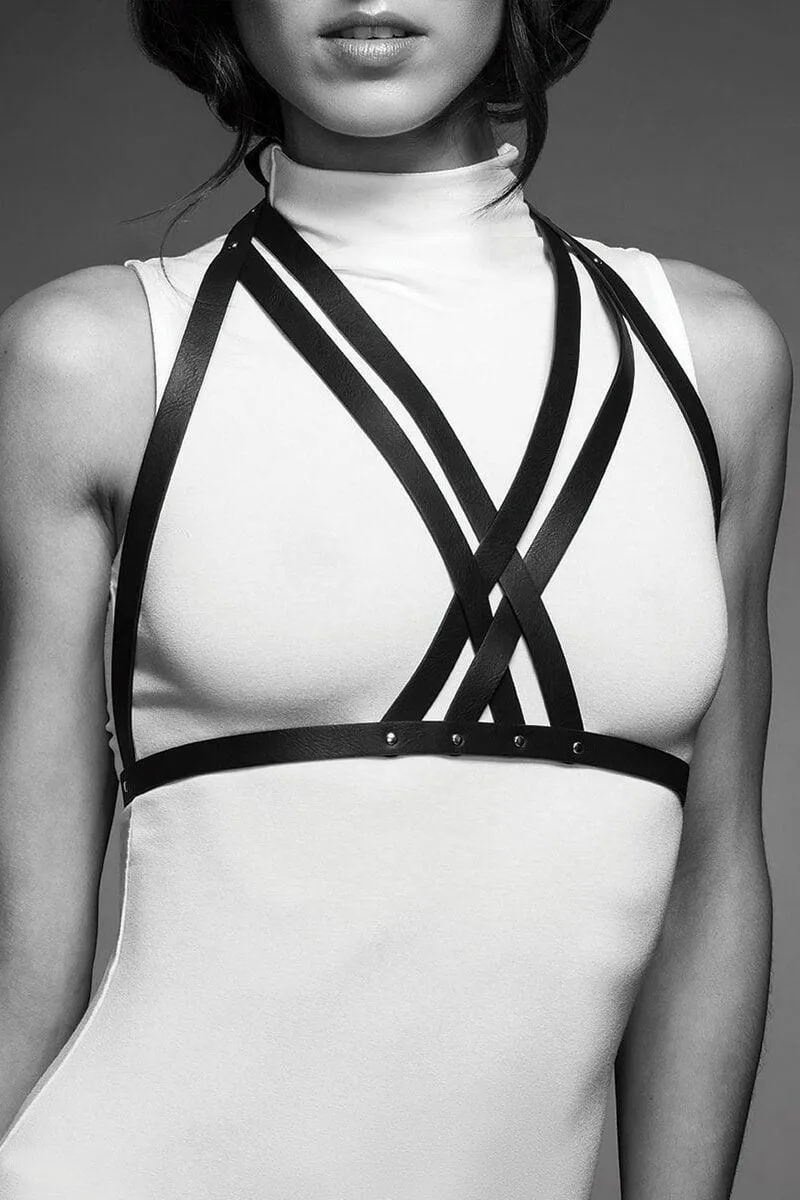 Maze Vegan Leather Bra Harness