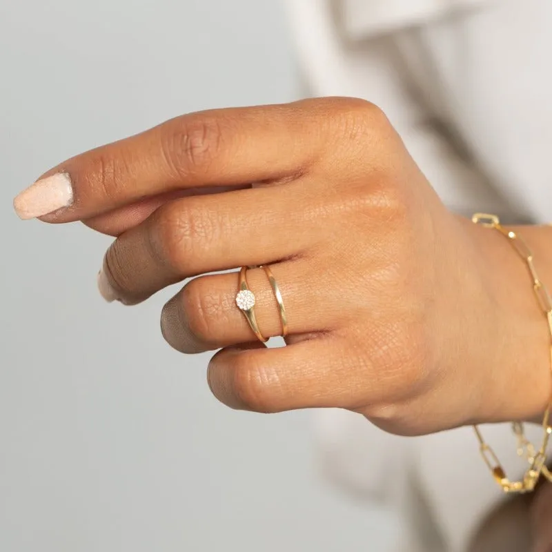 Minimal Band Ring | 10k Yellow Gold