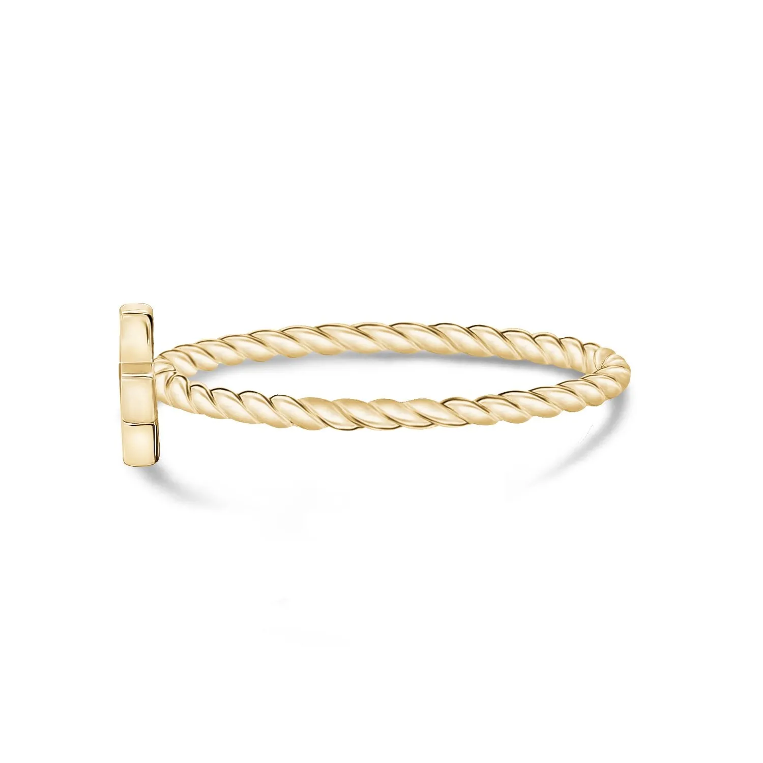 Minimal Stackable Cross Ring