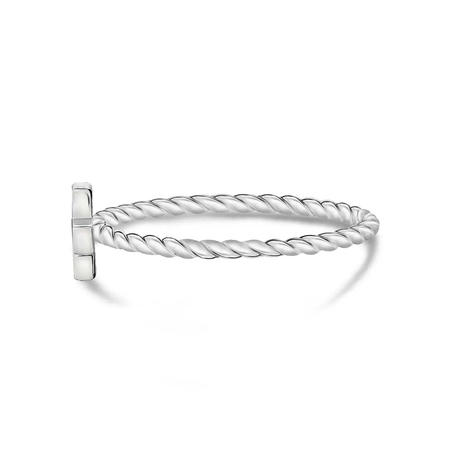 Minimal Stackable Cross Ring