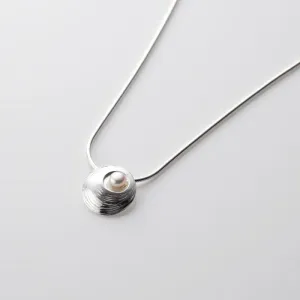 Oyster Pearl - Small Pendant - Sterling Silver & Pearl - Martina Hamilton