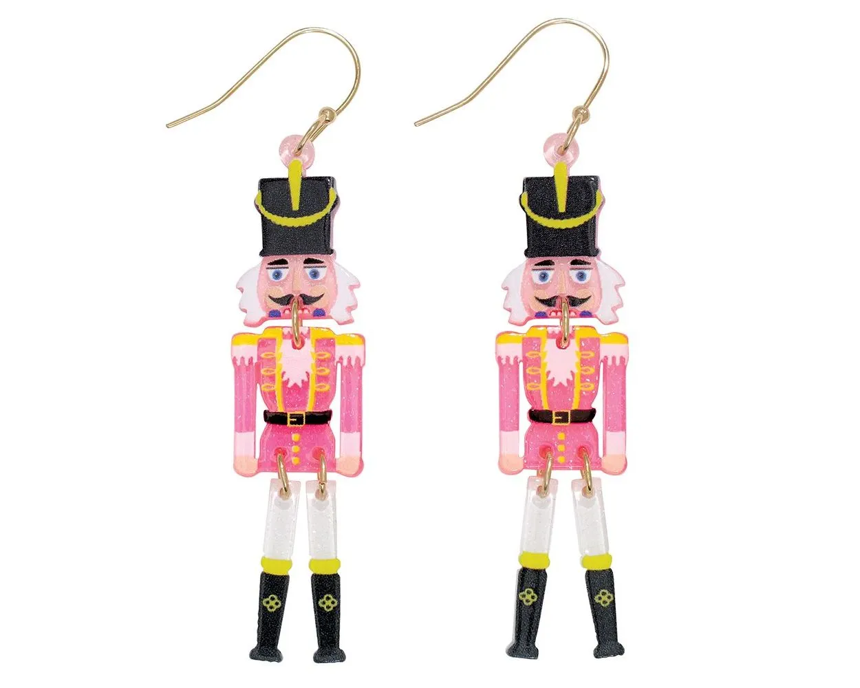 Periwinkle Earrings- Pink Nutcracker