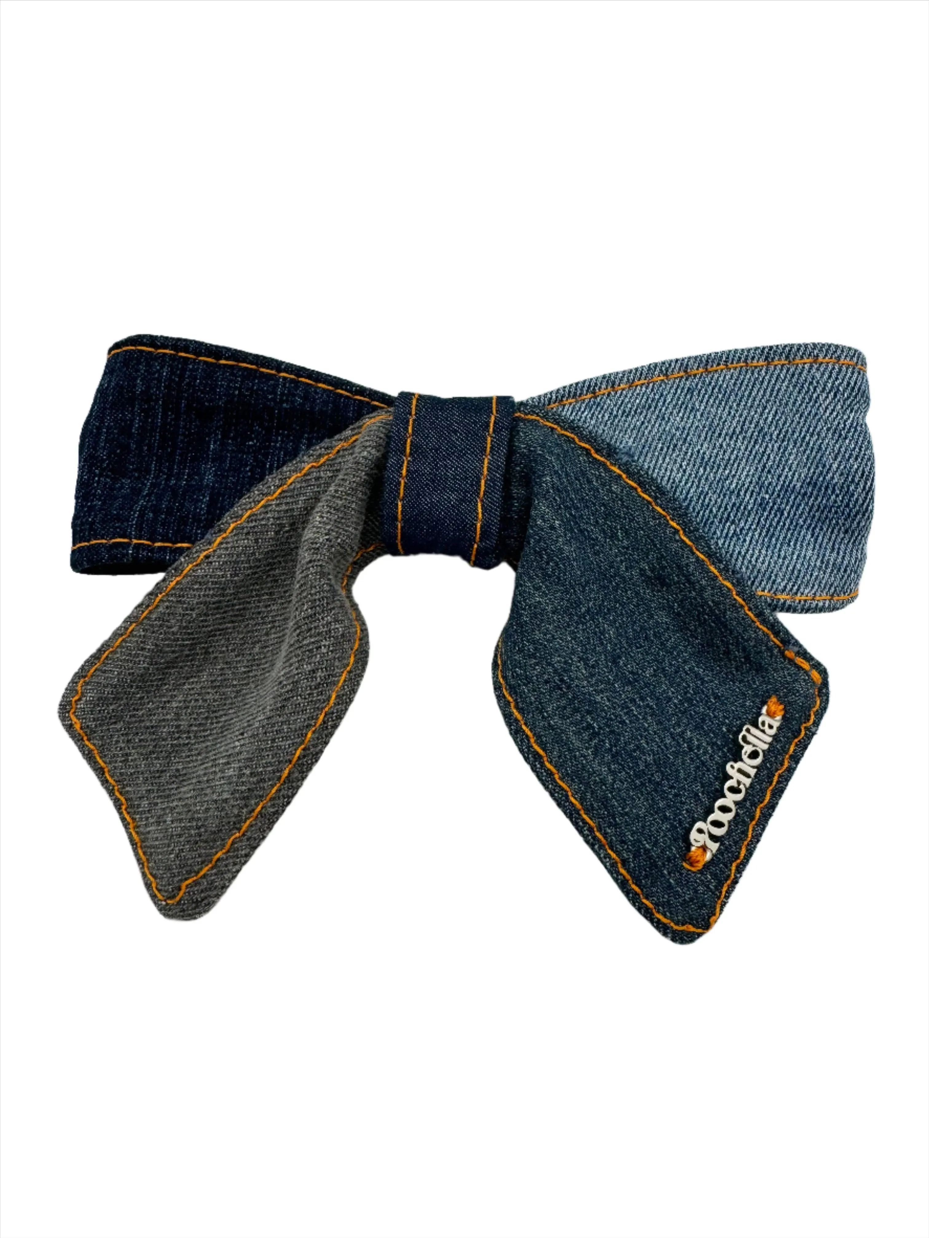 Poochella Denim Pet Bows