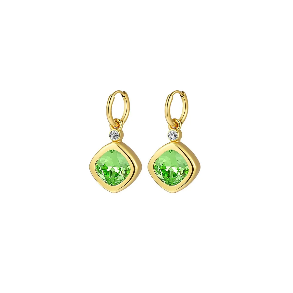 Replaceable Magic Candy Box Gold Earrings Set