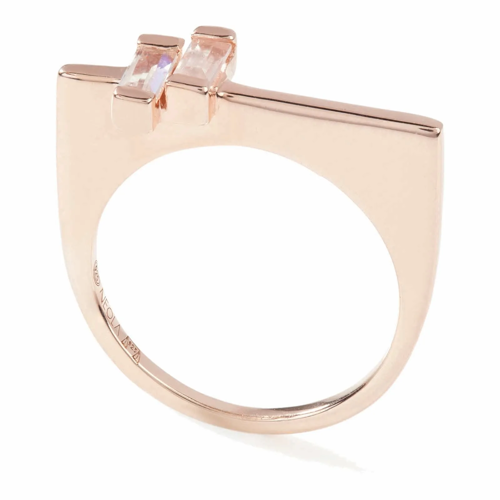 Rose Gold Ring Rose Quartz Anais