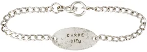 Silver Carpe Diem ID Bracelet