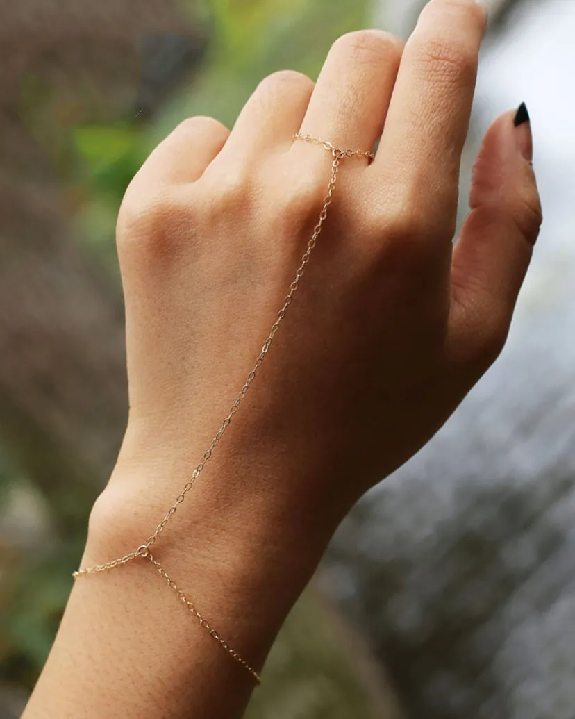 Simple Hand Chain Bracelets