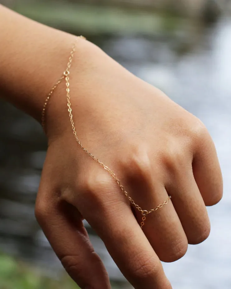 Simple Hand Chain Bracelets