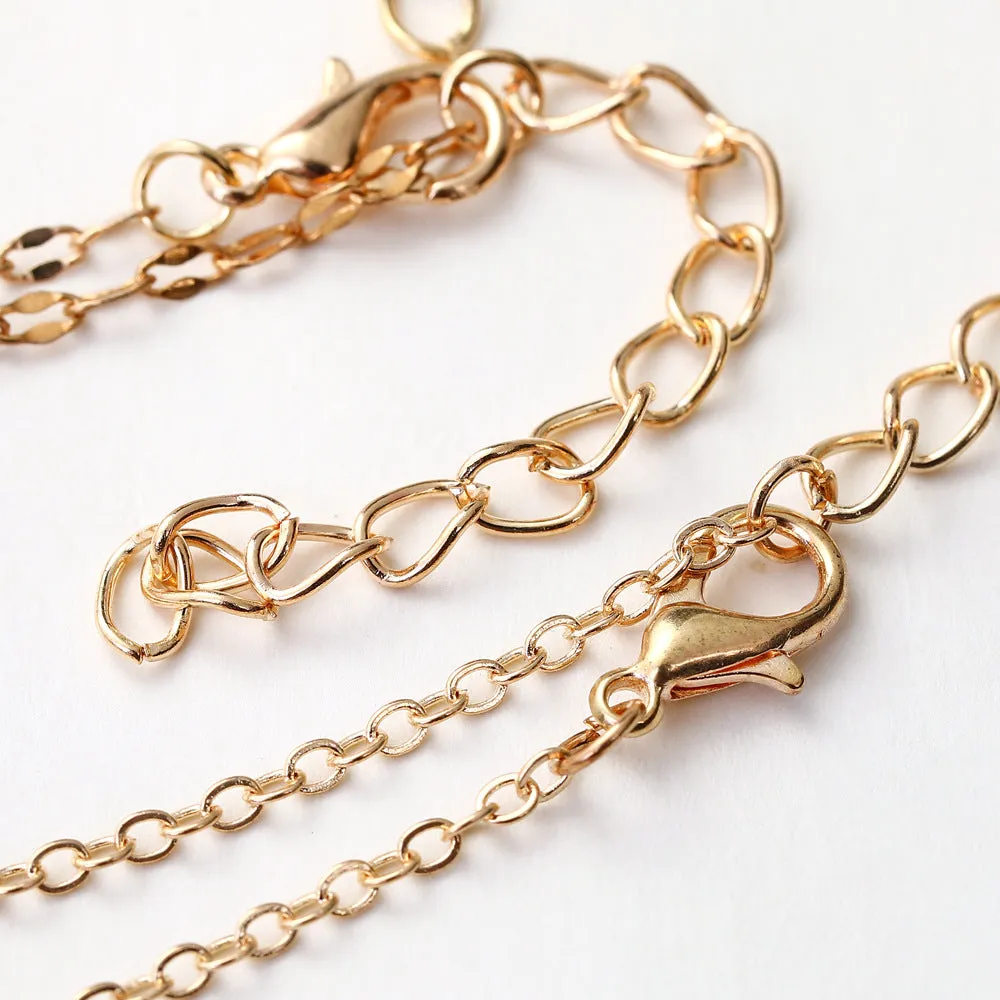 Simple plating alloy bracelet