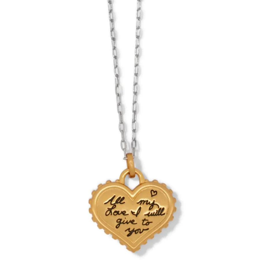 Simply Charming Giving Heart Necklace