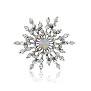 Snowflake of Sparkle Brooch