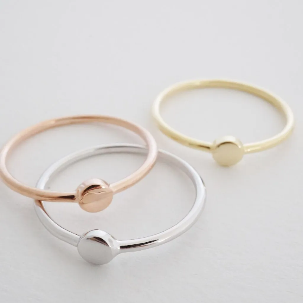 Tiny Circle Ring - Final Sale