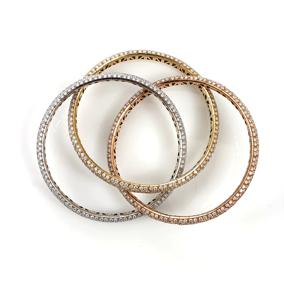 Universo Diamond Trio Stretch Bracelets