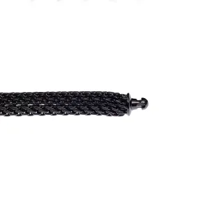 Vario Clasp Black PVD Round Mesh Chain 5 MM